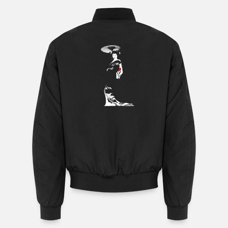 Geisha - Bomber unisexe - noir