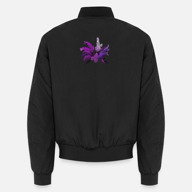 Flieder Unisex Bomberjacke
