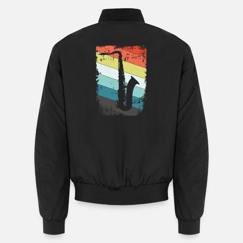 Saxophone saxophone Bomber unisexe