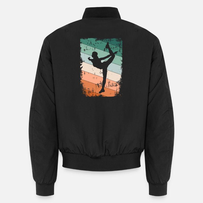 Ballet Ballerina Dancer - Unisex Bomber Jacket - black