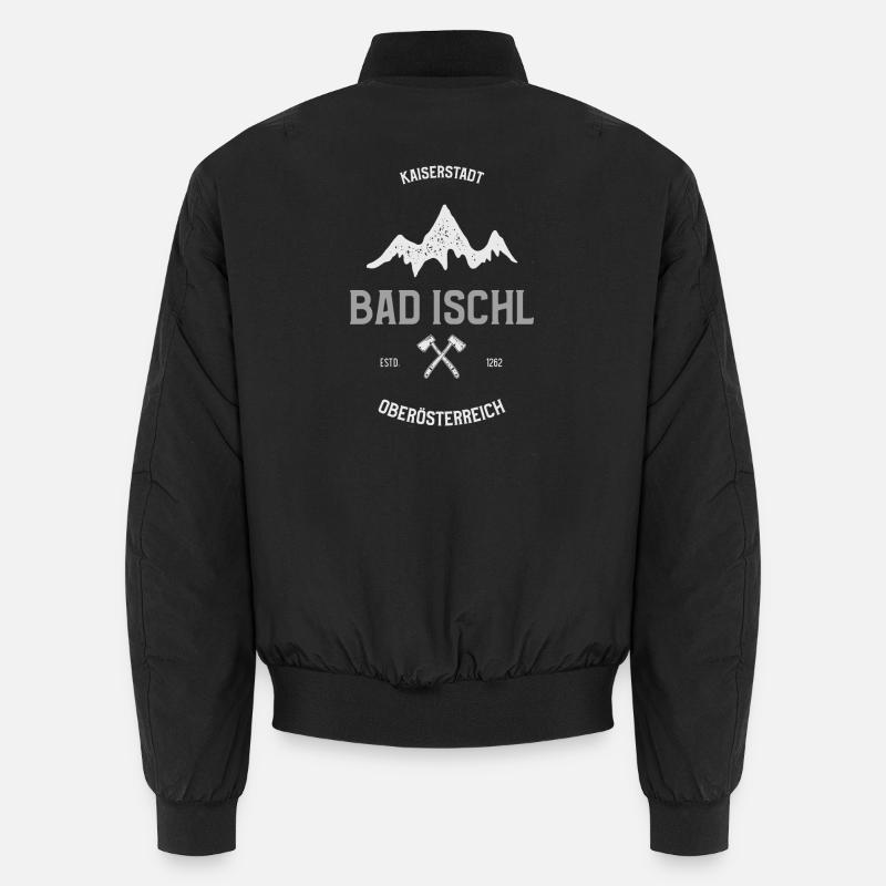 Bad Ischl - Unisex Bomberjacke - Schwarz