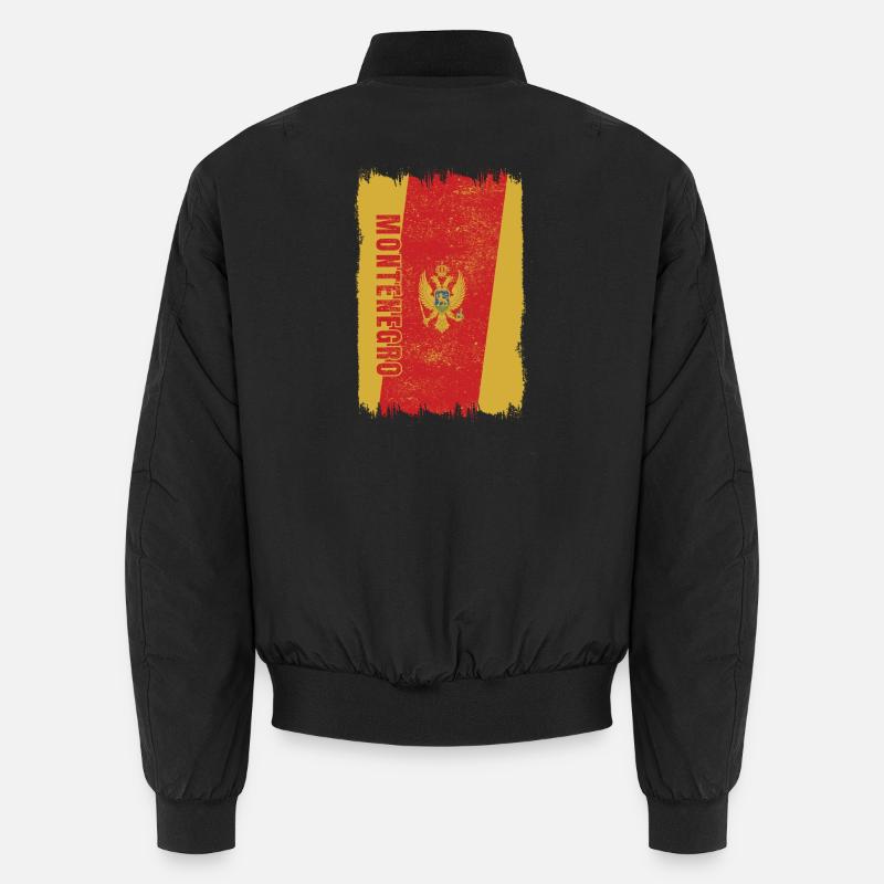 Drapeau du Monténégro Bomber unisexe