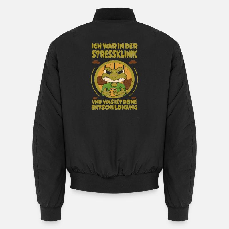 Frosch Stress Klinik Unisex Bomberjacke
