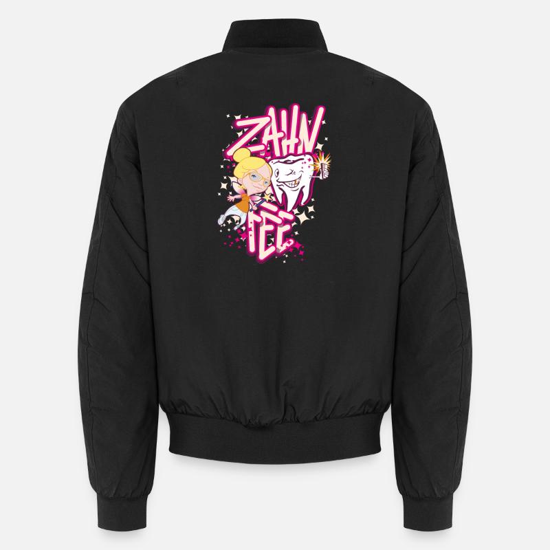 Zahnheldin Comiczauber Unisex Bomberjacke