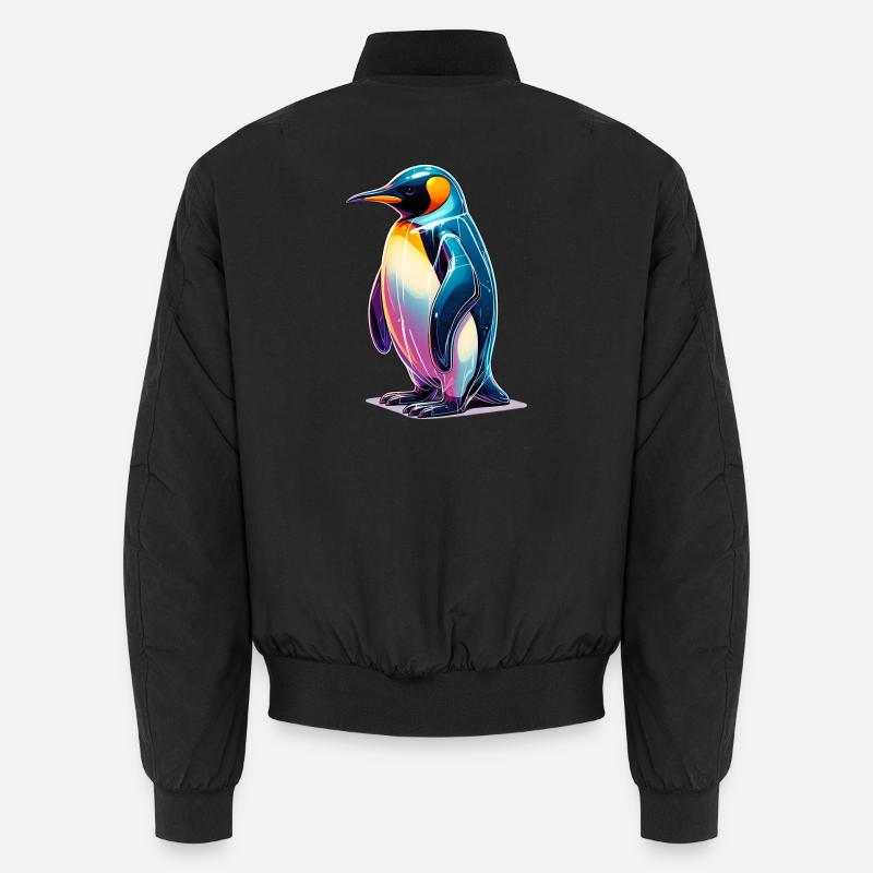 Pingouin - Bomber unisexe - noir