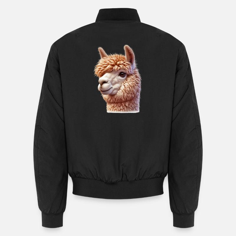 Alpaca Unisex Bomber Jacket