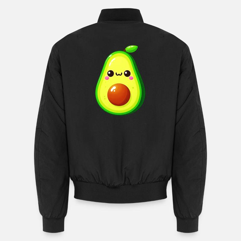 Avocado - Unisex Bomber Jacket - black