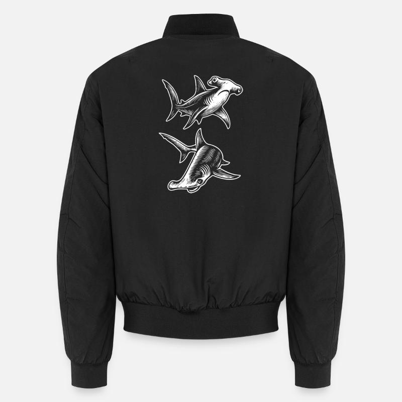 Hammerhai Geschenk Unisex Bomberjacke
