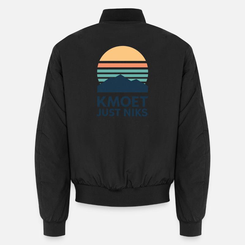 Kmoet just nothing, Antwerpener Dialekt Shirts Unisex Bomberjacke