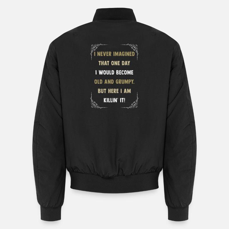 Old and grim – killer spell Unisex Bomber Jacket