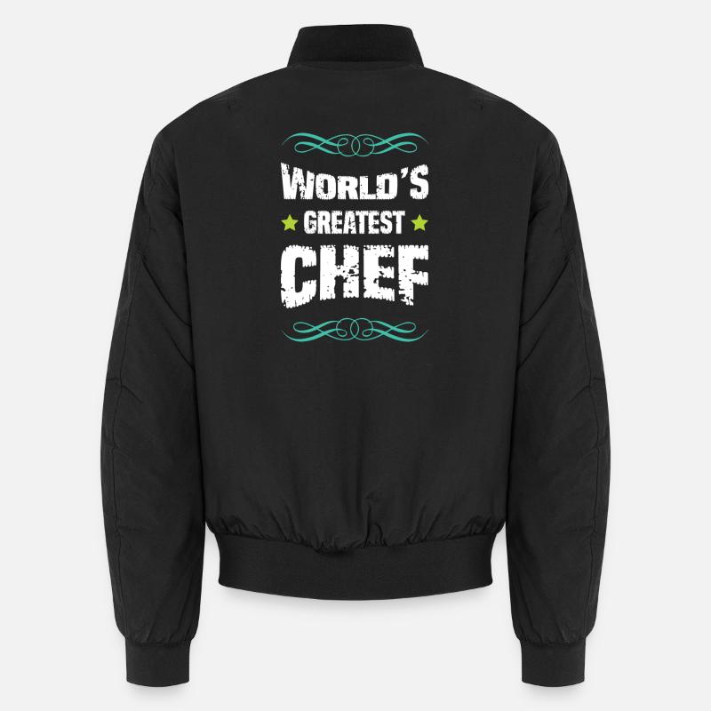 Weltbester Chef - Unisex Bomber Jacket - black