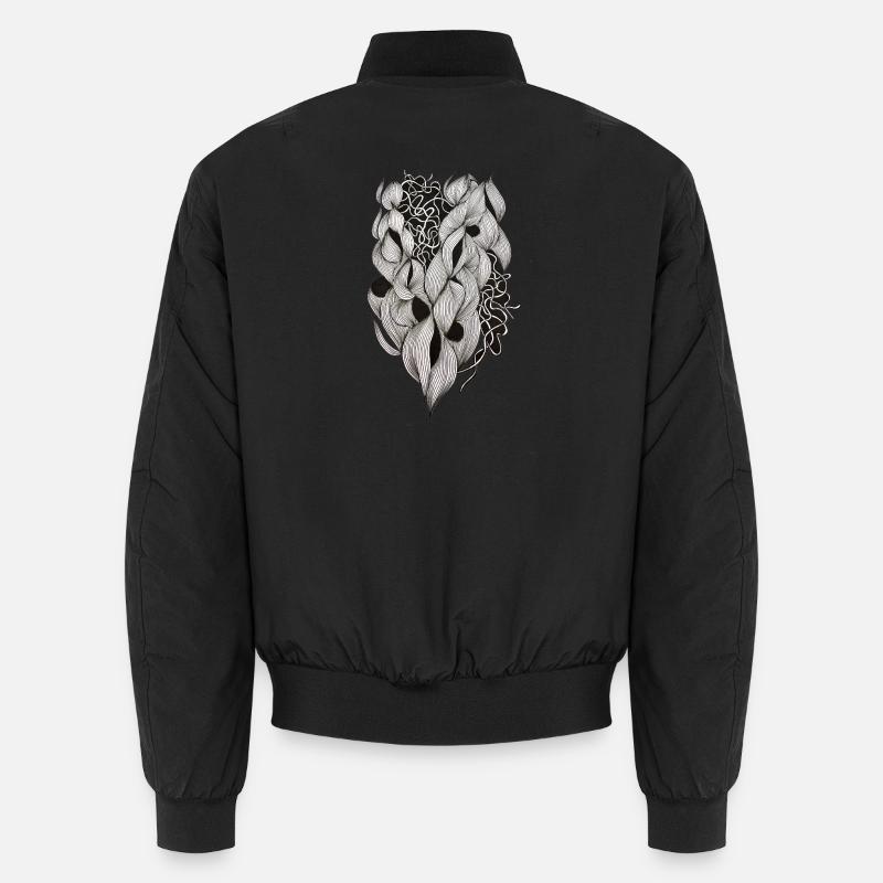 Intertwined heart plexus Unisex Bomber Jacket