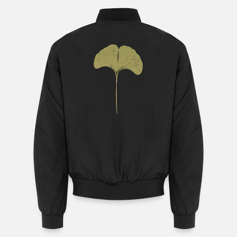 Gingko Leaf Unisex Bomber Jacket