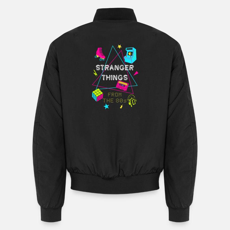 80s Neon Retro Gaming Unisex Bomber Jacket