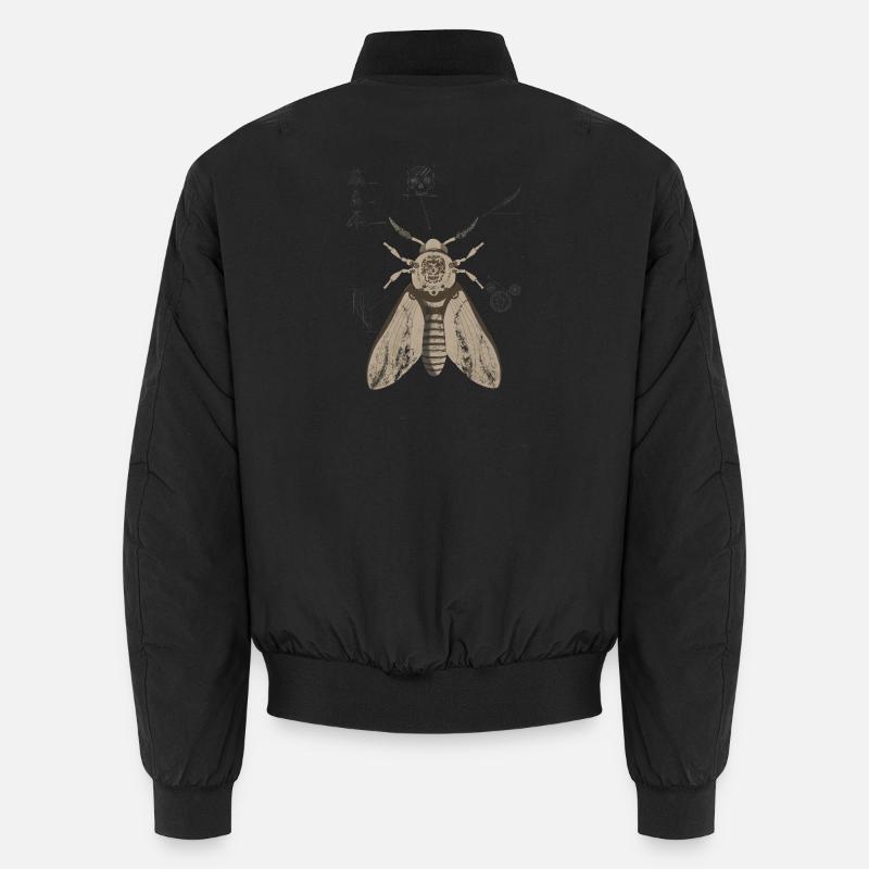 Skull Moth Anatomy Unisex Bomber Jacket