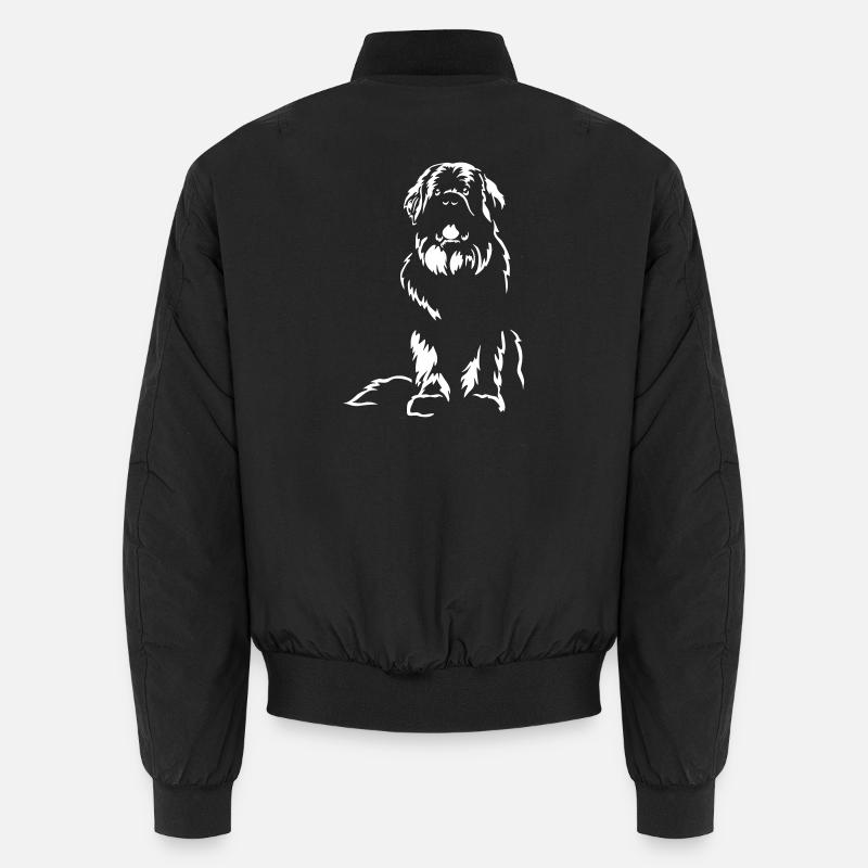 Neufundländer "Black Edition" Unisex Bomberjacke
