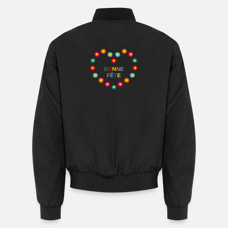 FÊTE - Bomber unisexe - noir