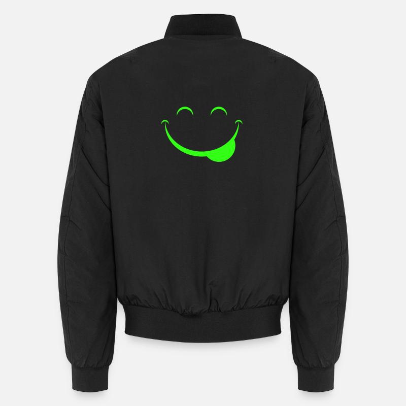 Funny face - Unisex Bomber Jacket - black