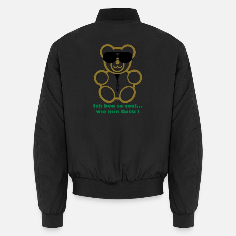 Ich ben so cool wie min Götti Unisex Bomberjacke