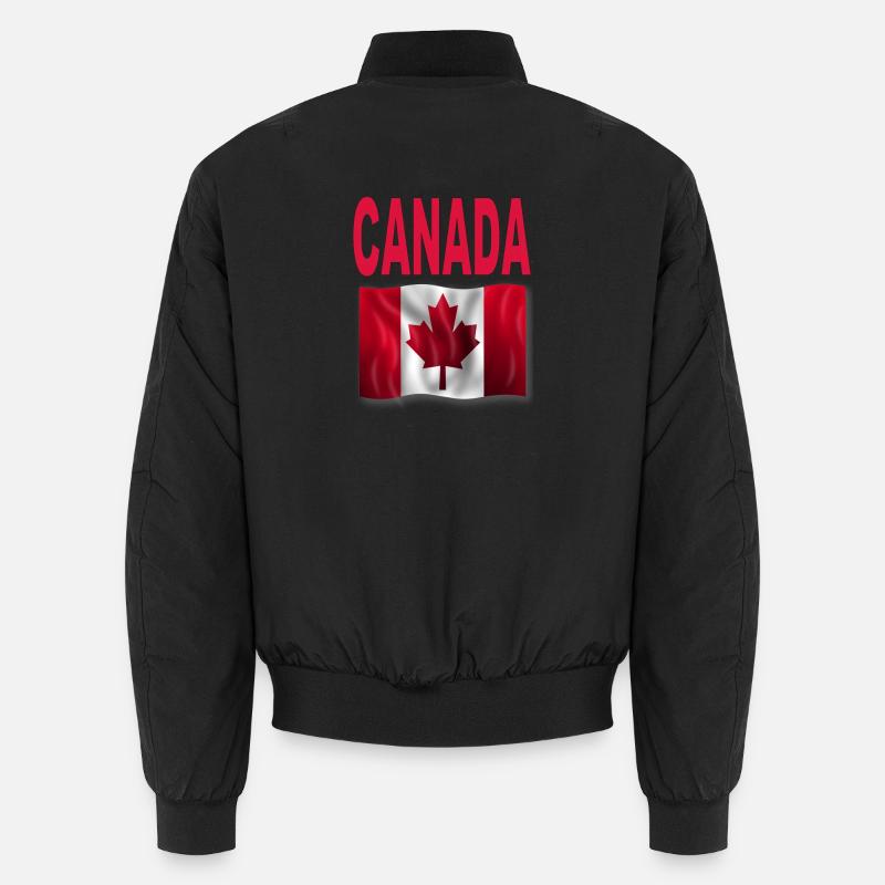 CANADA - Unisex Bomber Jacket - black