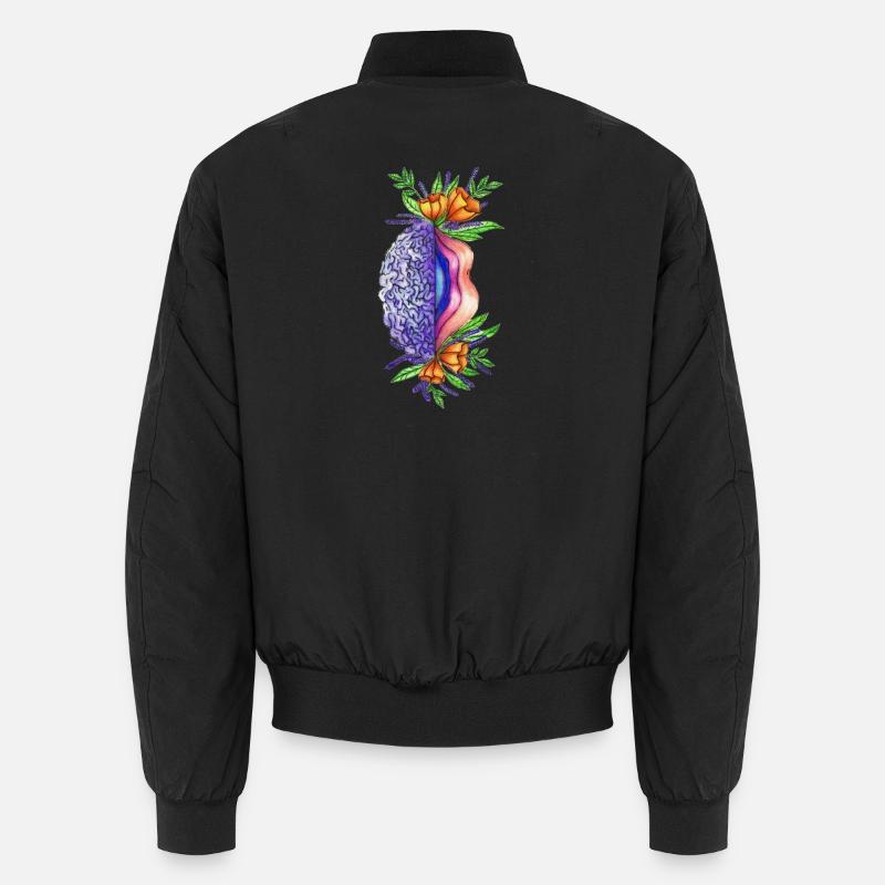 Vulva Brain - Unisex Bomberjacke - Schwarz