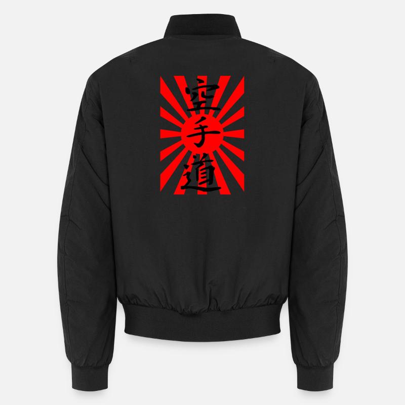 Drapeau japonais de Karaté Bomber unisexe