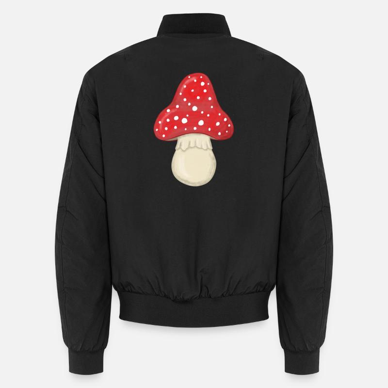 Champignon à mouches - Bomber unisexe - noir