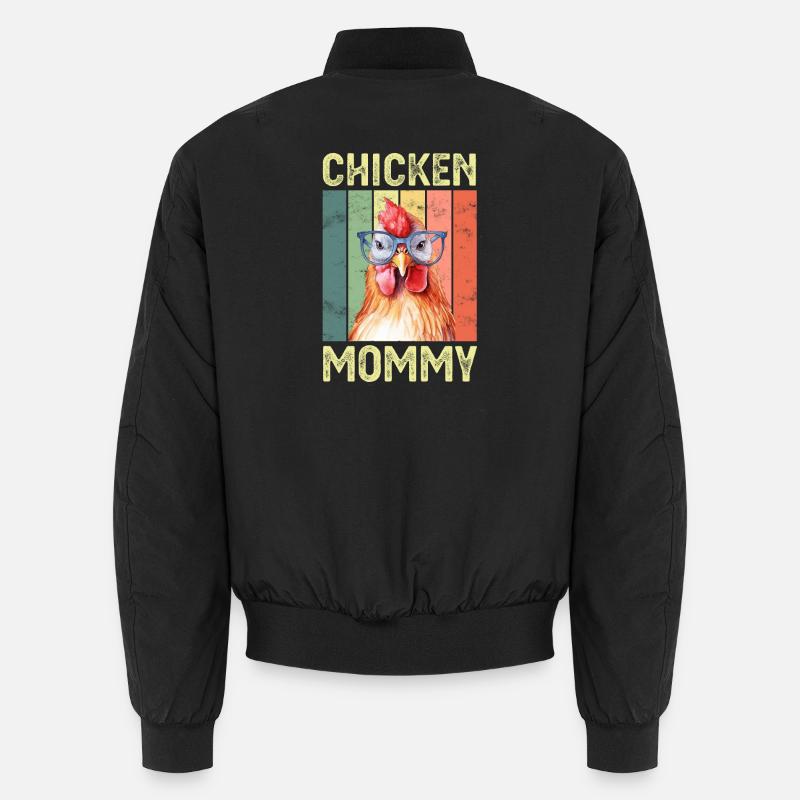 Huhn Hühner Unisex Bomberjacke