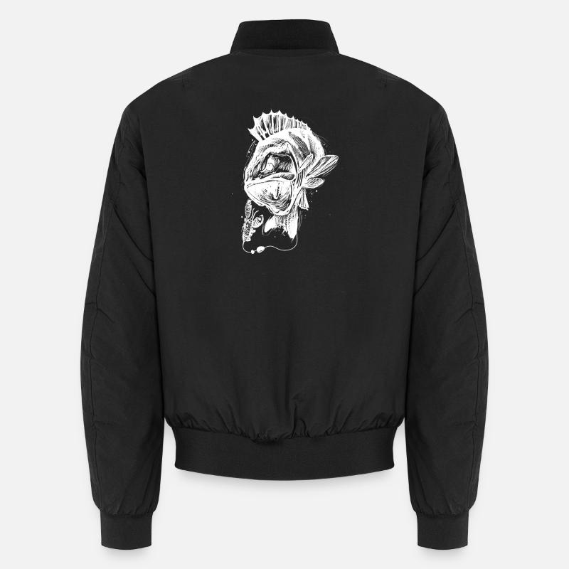 Fisch des Lebens! - Angeltshirt Barschangriff / W Unisex Bomberjacke