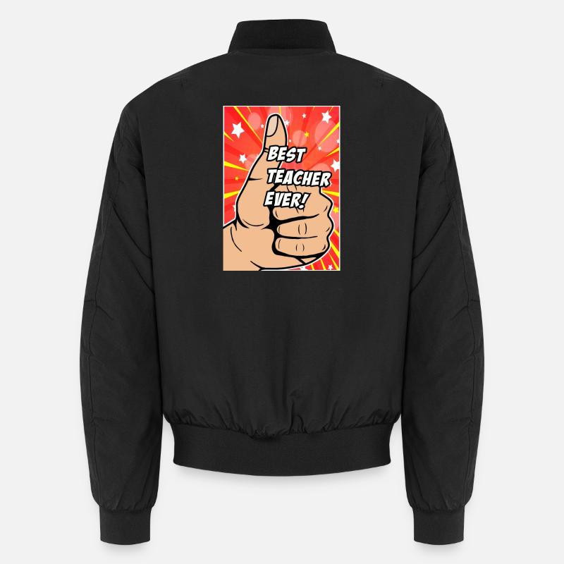 Bester Lehrer aller Zeiten Unisex Bomberjacke