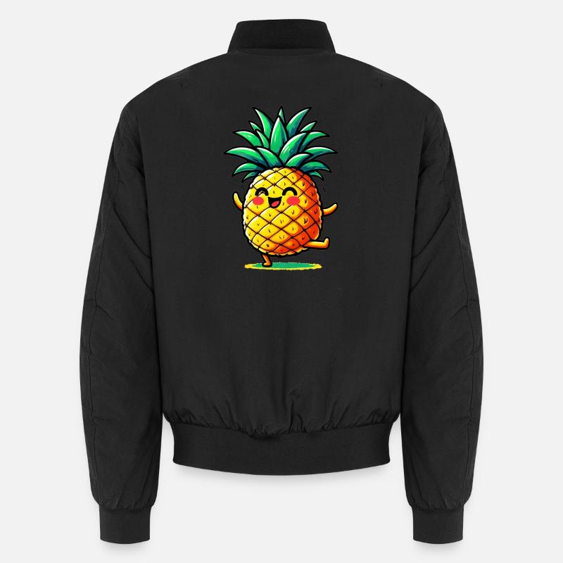 Pineapple - Unisex Bomber Jacket - black