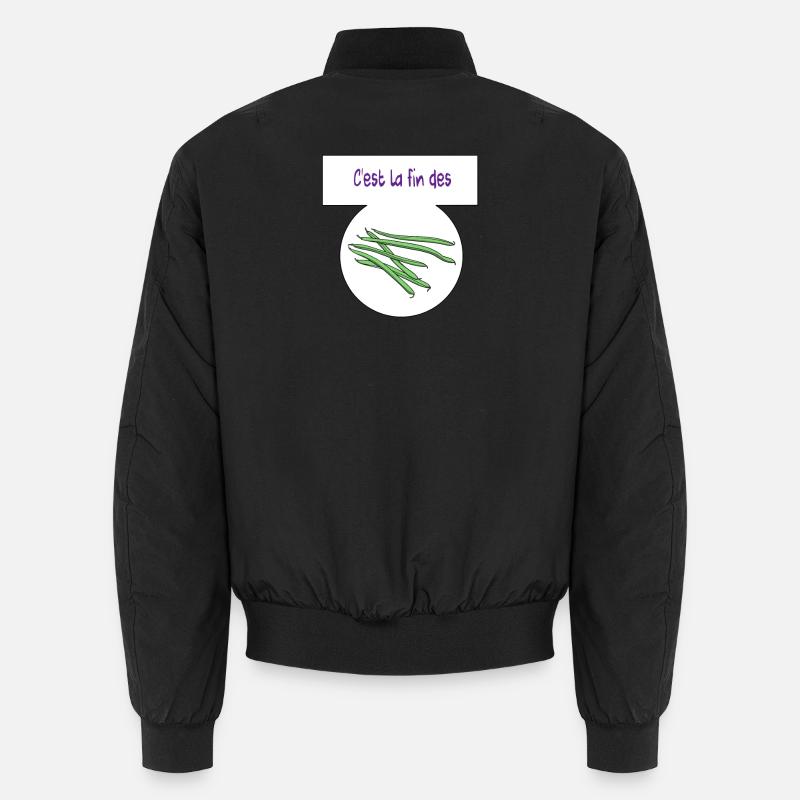 Es ist das Ende der Bohnen Unisex Bomberjacke