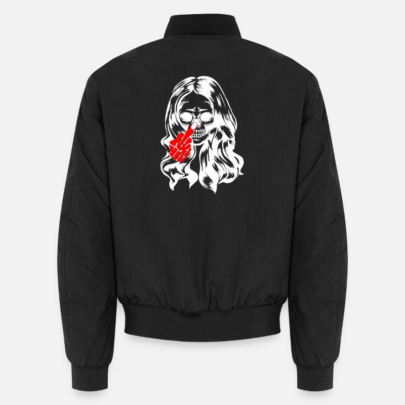 Crâne de dame gothique cool Bomber unisexe