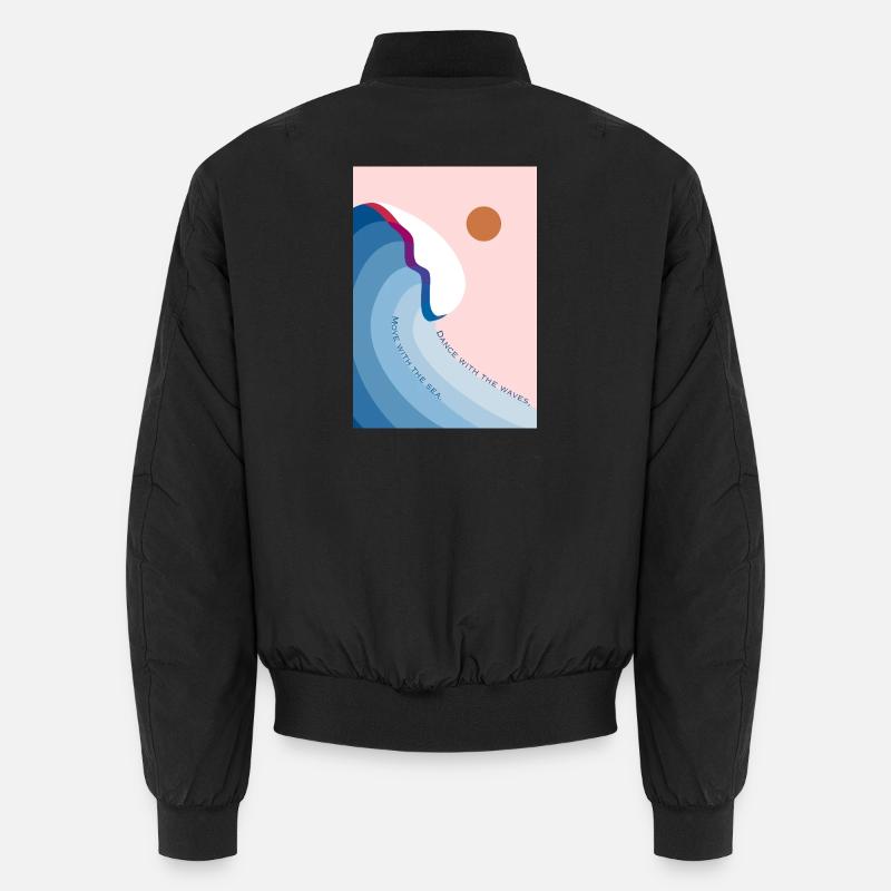 Dance with the waves 2 Unisex Bomberjacke