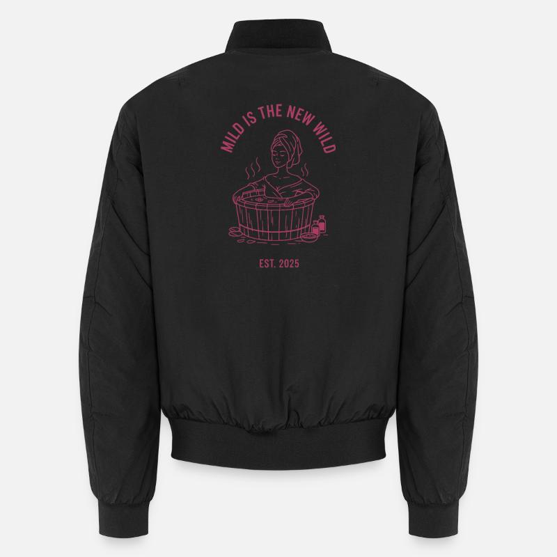 Bride Bridesmaid Spa Bachelorette Mild Is The New Unisex Bomber Jacket