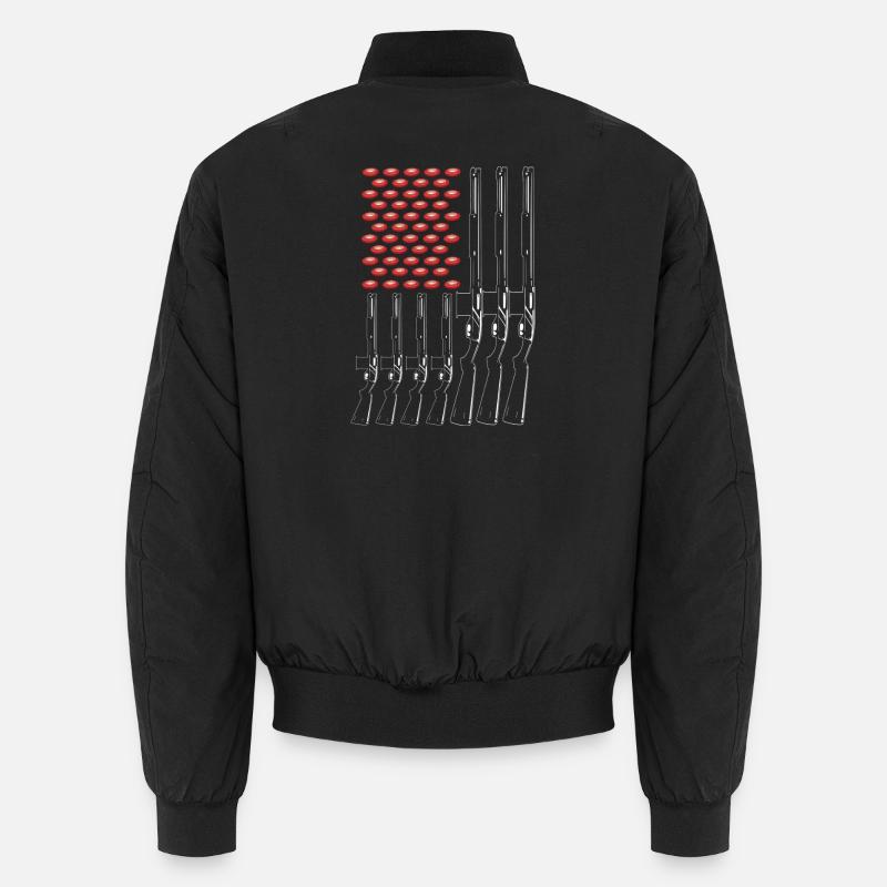 Clay pigeons - Unisex Bomber Jacket - black