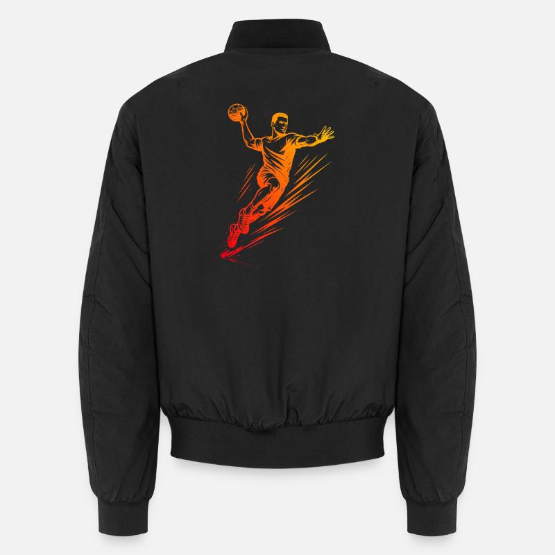 In a nutshell, men's handball Unisex Bomber Jacket