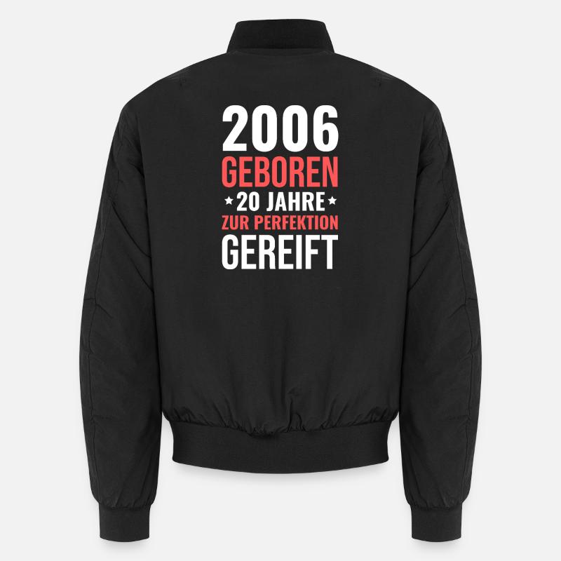 2006 Né – 20 ans de maturation parfaite Bomber unisexe