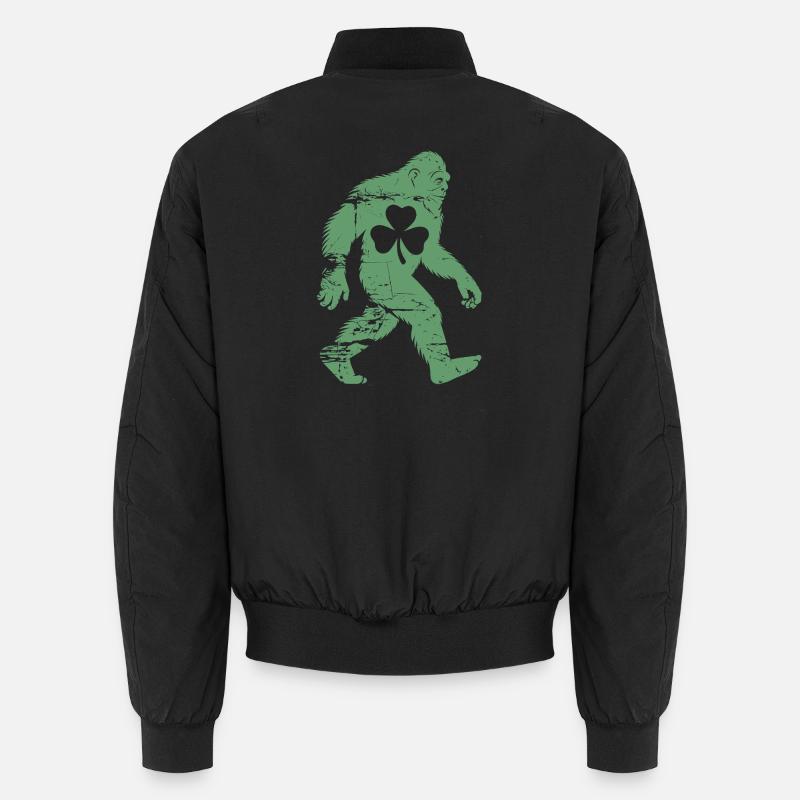 Le trèfle du Bigfoot de la Saint-Patrick Bomber unisexe