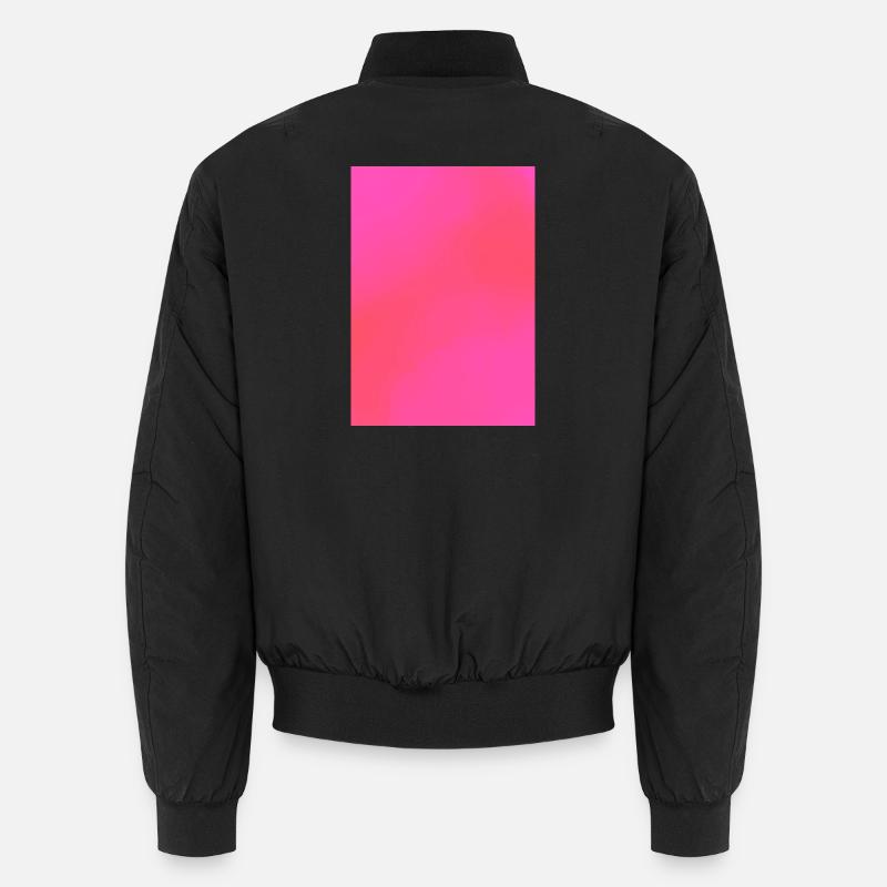 Gradient - pink rot personalisierbar Unisex Bomberjacke