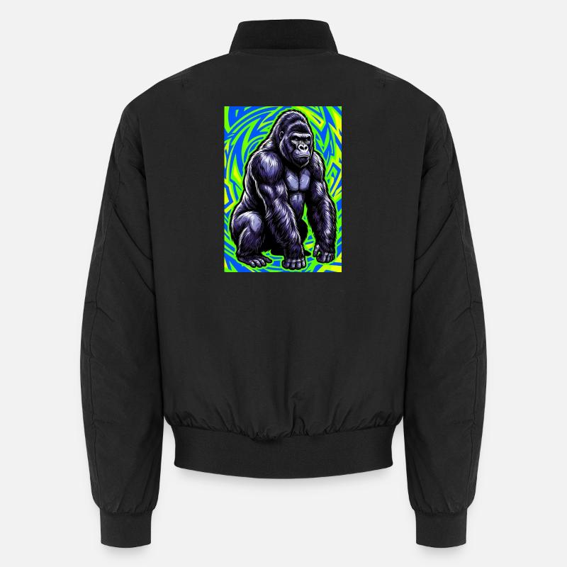 Gorilla - Unisex Bomberjacke - Schwarz