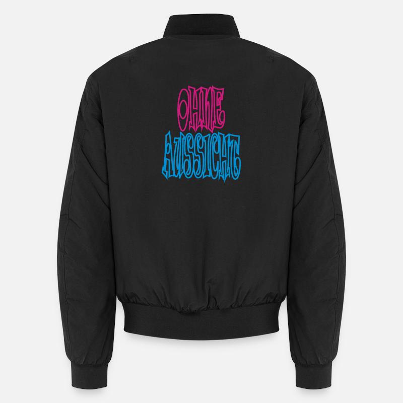 Without a view - Unisex Bomber Jacket - black