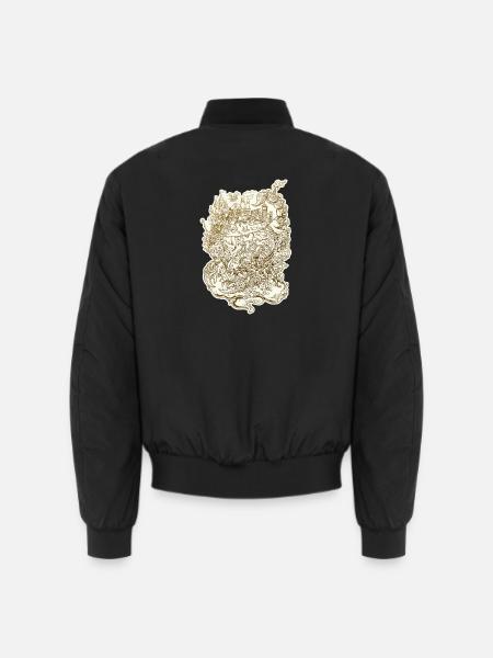 Doodle Skorpion - Unisex Bomberjacke - Schwarz