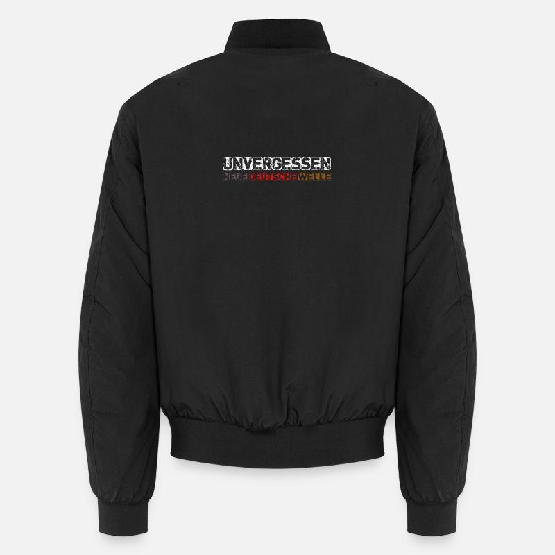 New German wave - Unisex Bomber Jacket - black