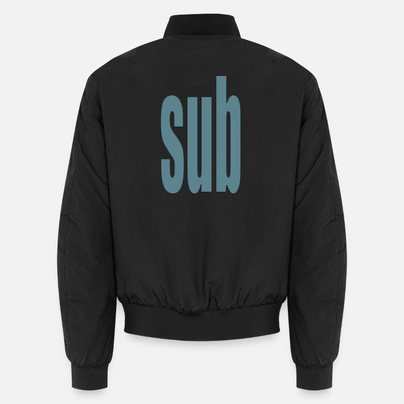 sub - Unisex Bomberjacke - Schwarz