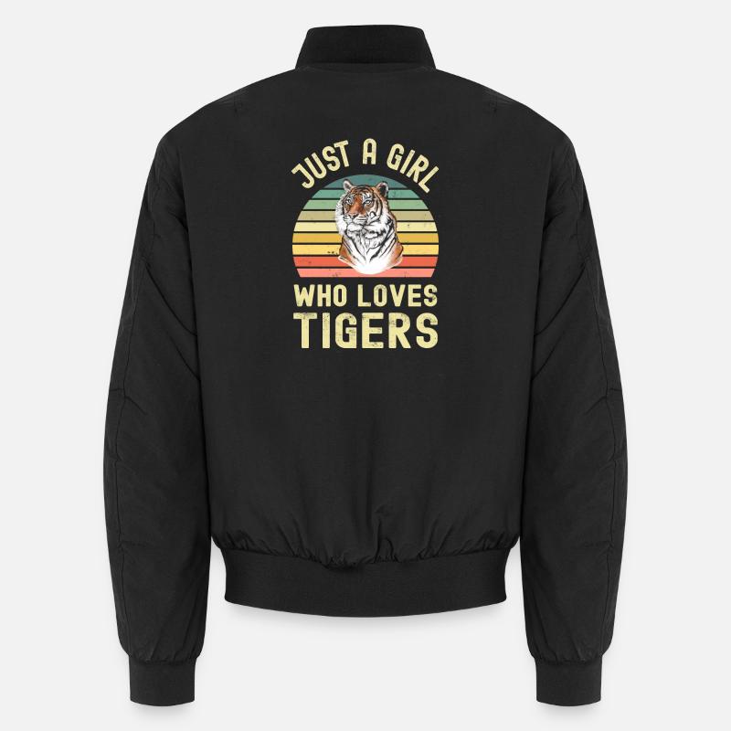 Tiger - Unisex Bomberjacke - Schwarz