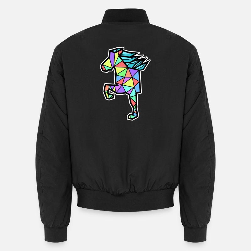 Ross Polygon Islandpferde Isländer Pferdenarr Unisex Bomberjacke