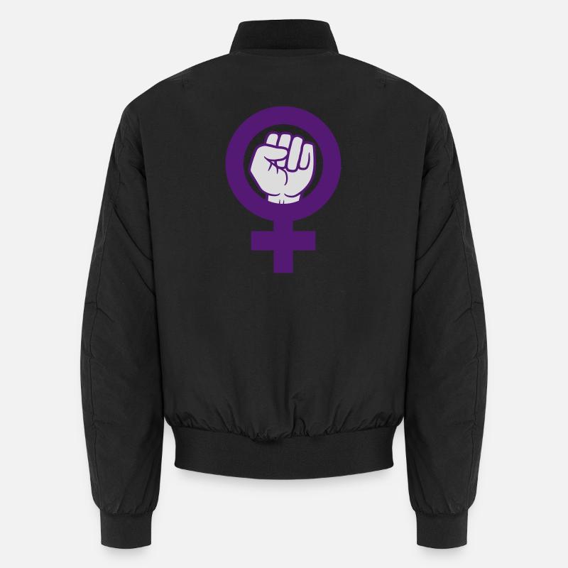 Feminist Symbol Women's Rights Faust Unisex Bomber Jacket