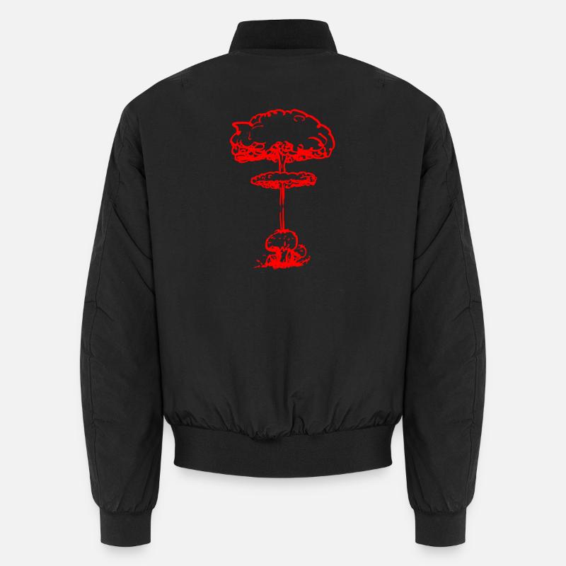 Nuclear Pollen Fungus (Red) Unisex Bomber Jacket