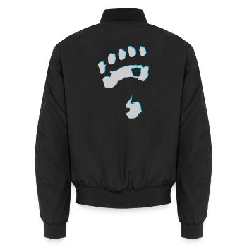 Eisbär 8 - Unisex Bomberjacke - Schwarz - Hinten - AI Model Male 185 light (185cm)
